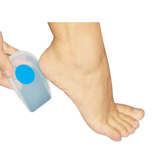 Calcanheira De Silicone Para Fascite Plantar Calcanheira De Silicone Com Ponto Azul 1002 Ortho Pauher Maconequi