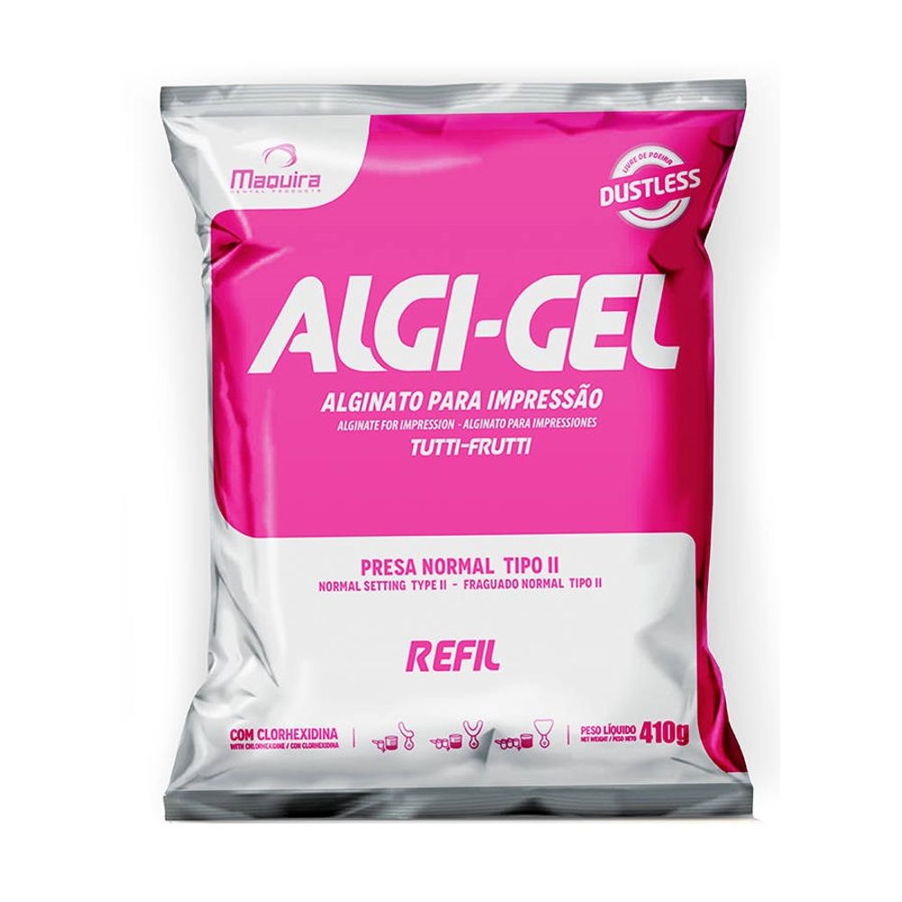Alginato Algi-Gel 410g Maquira - Maconequi Dental