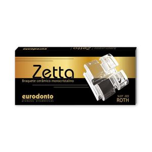 Kit-Braquete-Ceramico-Monicristalino-Zetta-Roth-com-Gancho-Caninos-e-Pre-Molar-Ref-21011ºC-P--20--Eurodonto