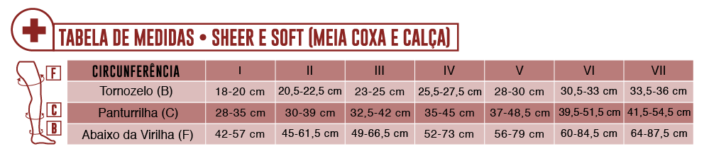 Meia Coxa mmHg Ever Sheer Chocolate Sigvaris 20-30 mmHg - Maconequi