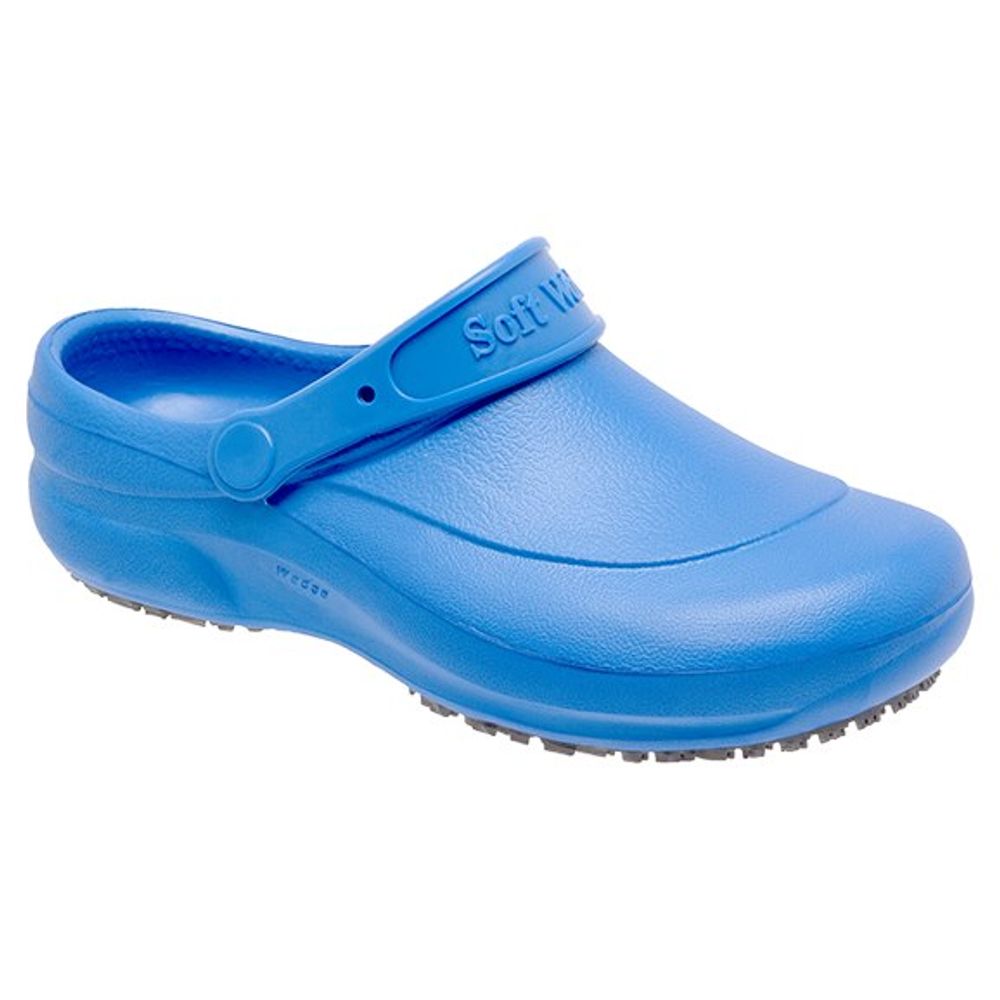 sapato hospitalar azul