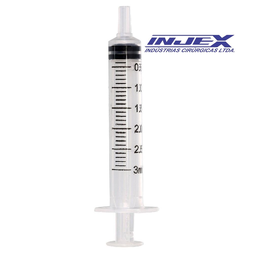 Seringa 03 Ml Luer Slip Injex Maconequi seringa-03-ml-luer-slip-injex-maconequi