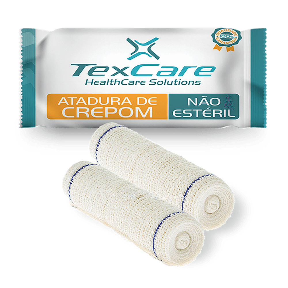 Atadura de Crepom 13F 10cm x 1,80m Texcare Farma - Maconequi